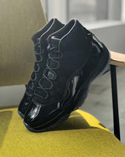 Air Jordan 11 Cap and Gown Black High-Top Sneakers