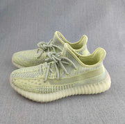 Yeezy 350 V2 Knit Sneakers in Pale Yellow and Gray