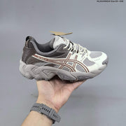 ASICS GEL-NANDI NR Sneakers in Cream, Gray and Brown