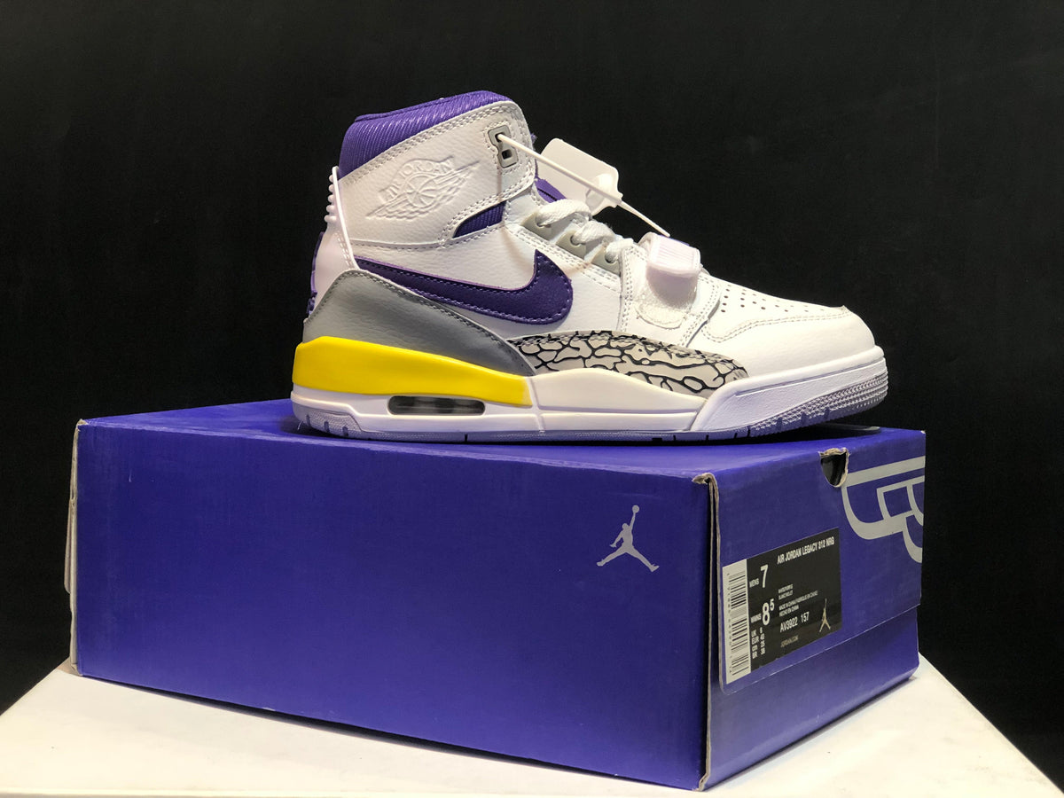 Jordan Air Jordan Legacy 312 Lakers White Purple Sneakers AT4040-157