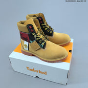 Timberland High-Top Lace-Up Boots, Wheat and Black