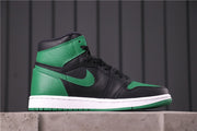 Air Jordan 1 High Pine Green Black Sneakers 555088-030