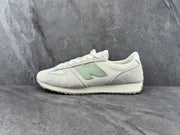 New Balance Low-Top Sneakers in Cream and Light Gray