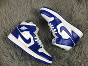 Jordan Air Mid A-J-1 Kentucky White Blue B62-104 Sneakers