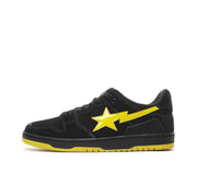 A Bathing Ape SK8 Sta Sneakers Black Yellow