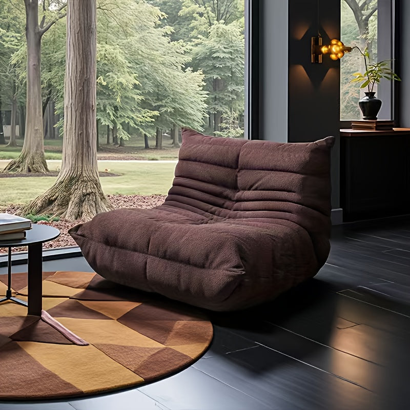 Bean Bag Chair, Family Corner Chair, Sofa, Fireplace Chair, Lazy Sofa, Compressed Sponge Sofa, Floor Single Leisure Chair, Sofa Bed, Suitable For Various Occasions In Hall, Office, Bedroom, Apartment