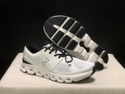 On Cloud X 4 Ivory and Black Sneakers
