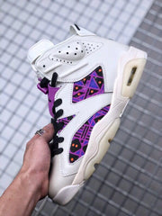 Jordan Air Jordan 6 Quai 54 White Purple Sneakers