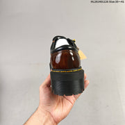 Dr. Martens 1460 Smooth Platform Lace-Up Shoes, Dark Brown