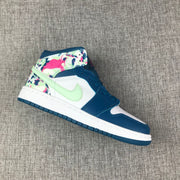 Air Jordan 1 Mid Hawaii Multicolor High-Top Sneakers