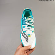 Saucony Endorphin Rift Trail Running Shoes, White and Teal