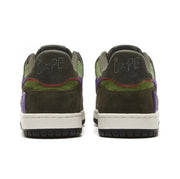 BAPE SK8 Sta Sneakers Green and Purple