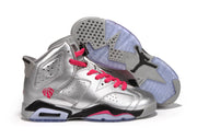 Jordan Air Jordan 6 High-Top Sneakers Pink Gray 543390-009