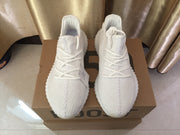 Yeezy 350 V2 White Knit Low-Top Sneakers