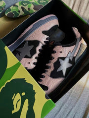 BAPE SK8 Sta Sneakers Black and Pink 1H80-191-016