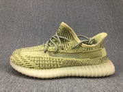Yeezy 350 V2 Kids Sneakers in Yellow and Olive