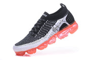 Nike Air VaporMax Flyknit 2 Black White Orange Sneakers