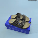 Birkenstock Zurich Two-Strap Sandals in Black Suede