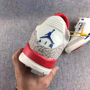 Air Jordan 3 Independence Day White Basketball Sneakers