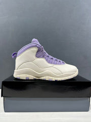 Jordan Air Jordan 10 Hydrangeas Sneakers White Purple IQ0388-101