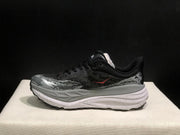 HOKA Stinson 7 Trail Running Shoes in Black and Gray
