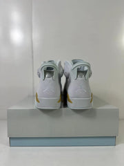 Jordan Air Jordan 6 High Sneakers White Gold Glacier Blue DQ4914-074