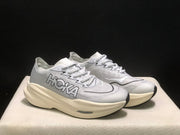HOKA Mach X 2 Running Shoes in White and Gray