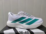 adidas Adizero Running Shoes White and Teal