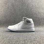 Air Jordan 1 Mid Unite Totale White Sneakers CI9100-100