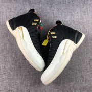 Jordan Air Jordan 12 CNY Patchwork High-Top Sneakers Black