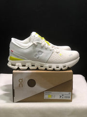 On Cloud X 4 Sneakers, White and Yellow
