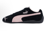 Puma Black and Pink Low-Top Sneakers