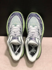 HOKA Stinson 7 Trail Running Shoes, Green and Navy