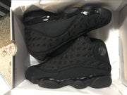 Air Jordan 13 Retro Black Cat Black Basketball Sneakers