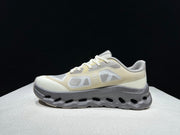 On Cloudtilt Remix Sneakers in White and Pebble