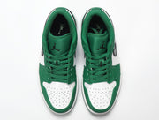 Jordan Air Jordan 1 Low White and Green Sneakers 553558-301