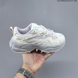 FILA FERN Low-Top Sneakers in Ivory and Lavender