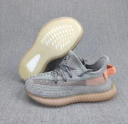 Yeezy 350 V2 Kids Sneakers Grey and Coral