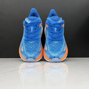 HOKA Clifton 9 Running Shoes in Blue and Orange