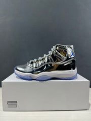Jordan Air Jordan 11 Retro Silver High-Top Sneakers CT8012-730