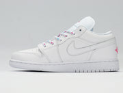Jordan Air Jordan 1 Low White Pink Sneakers 554723-102