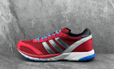 Adidas Red and Blue Mesh Running Shoes