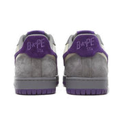 BAPE SK8 Sta Sneakers White Purple