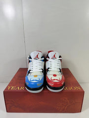 Jordan Air Jordan 4 Chinese New Year Red Blue Sneakers DH6927-161