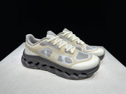 On Cloudtilt Remix Sneakers in White and Pebble
