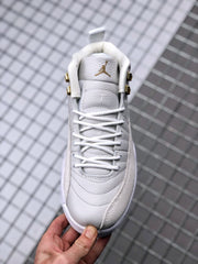 Air Jordan 12 OVO White Gold Sneakers 873864-102