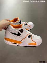 Nike Air Flight 89 White Orange Black Sneakers