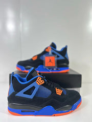 Jordan Air Jordan 4 Retro Black Blue Orange Sneakers