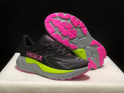 HOKA Arahi 8 Running Shoes, Black and Neon Yellow