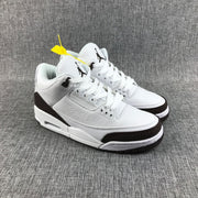 Air Jordan 3 Retro Mocha White and Brown Sneakers